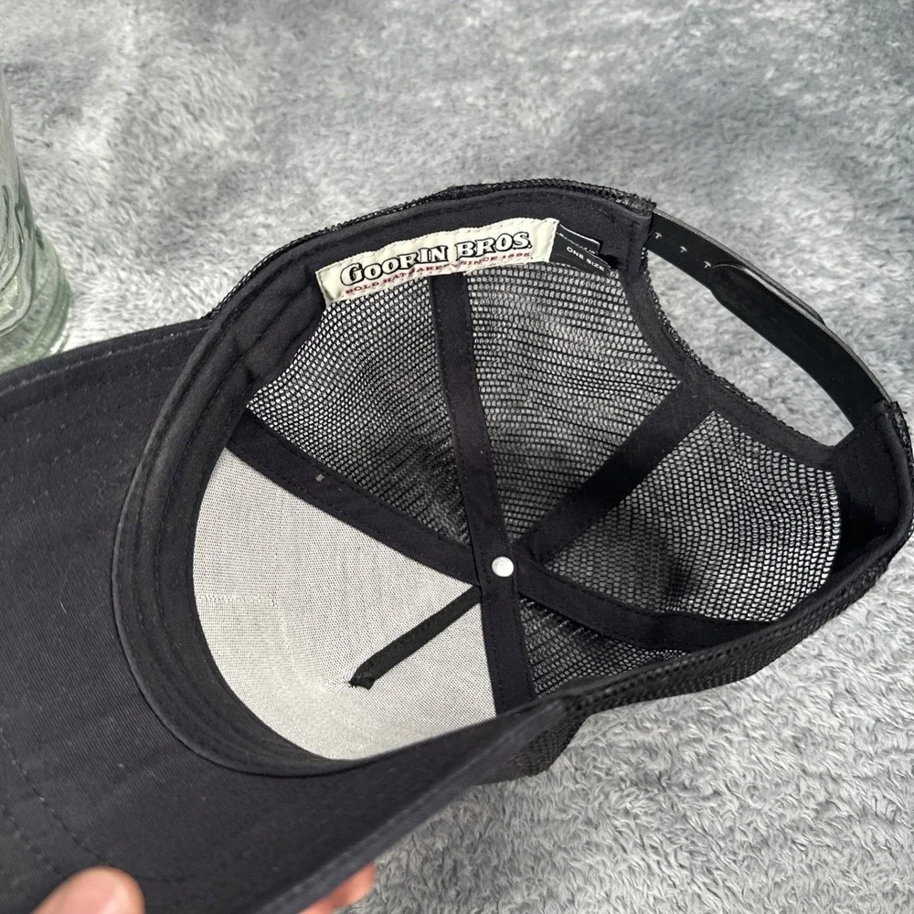 Goorin Bros The Farm The Black Sheep Black Trucker Hat One Size Snapback